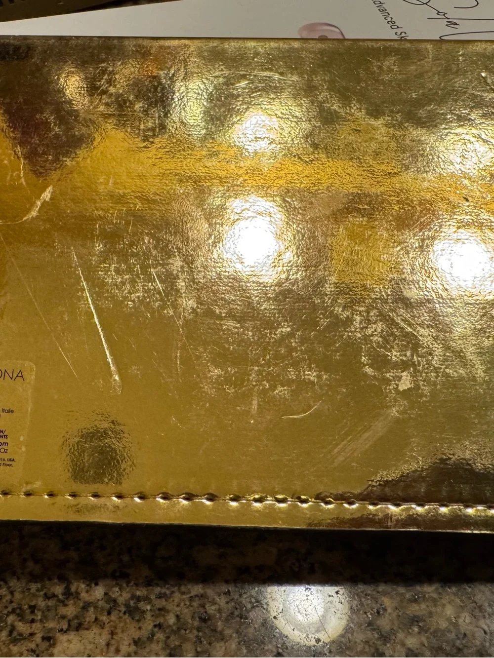 Natasha Denona Metallic Gold Eye Palette Case